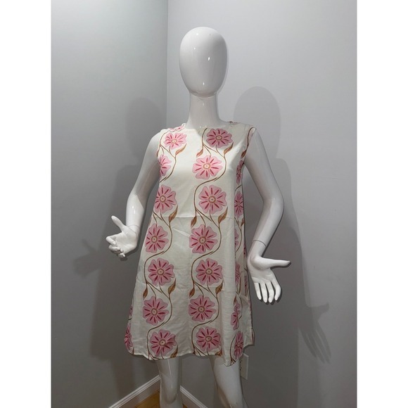 Commense Sleeveless Mini Dress Floral Print A-Line Casual Summer  size‎ M - Picture 8 of 12